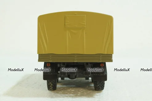 Зил-131 бортовой с тентом, бежевый, 100398.Б,  АвтоИстория 1:43 
