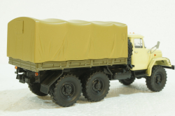 Зил-131 бортовой с тентом, бежевый, 100398.Б,  АвтоИстория 1:43 