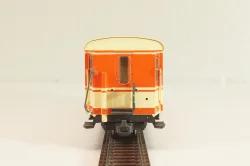 Вагон пассажирский, 1-2-й класс тип AB4ipho/s (# 2100) 2-х осный, ÖBB, Epoche IV (1965 - 1990), оранжевый/бежевый, 34000, Roco 1:87 H0
