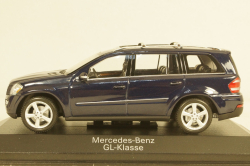 Mercedes GL500 X164 2006, B66962228, blue, Minichamps 1:43