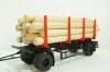 Маз-6303 с прицеп Маз-83781 сортиментовоз, 102422, АвтоИстория 1:43 