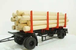 Маз-6303 с прицеп Маз-83781 сортиментовоз, 102422, АвтоИстория 1:43 