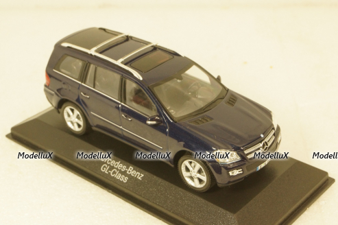 Mercedes GL500 X164 2006, B66962228, blue, Minichamps 1:43