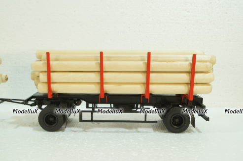 Маз-6303 с прицеп Маз-83781 сортиментовоз, 102422, АвтоИстория 1:43 