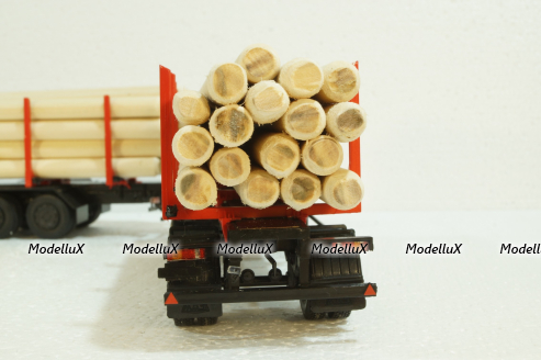 Маз-6303 с прицеп Маз-83781 сортиментовоз, 102422, АвтоИстория 1:43 