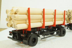 Маз-6303 с прицеп Маз-83781 сортиментовоз, 102422, АвтоИстория 1:43 