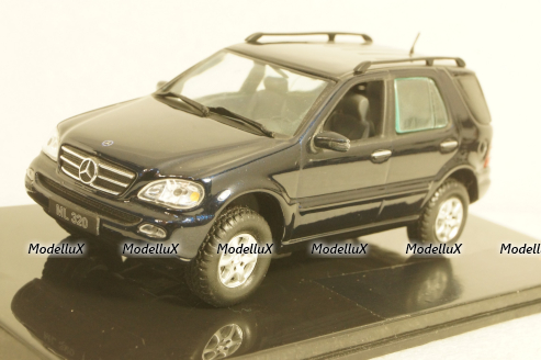 Mercedes ML320 W163 2002, blue IXO, IXO 1:43