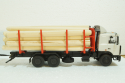 Маз-6303 с прицеп Маз-83781 сортиментовоз, 102422, АвтоИстория 1:43 