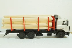 Маз-6303 с прицеп Маз-83781 сортиментовоз, 102422, АвтоИстория 1:43 