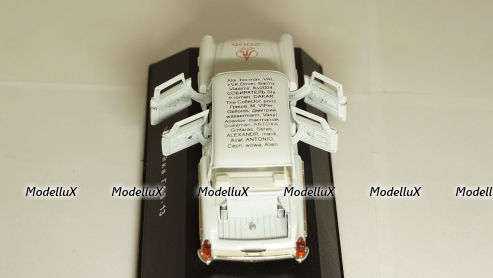 Mercedes ML320 W163 2002, blue IXO, IXO 1:43