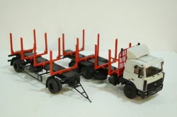 Маз-6303 с прицеп Маз-83781 сортиментовоз, 102422, АвтоИстория 1:43 