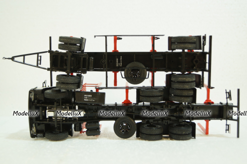 Маз-6303 с прицеп Маз-83781 сортиментовоз, 102422, АвтоИстория 1:43 