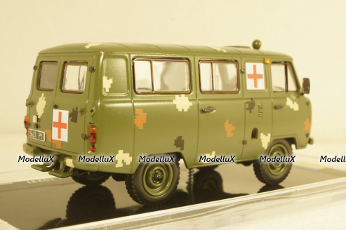 УАЗ-3962 paramedicine VSU (Kharkiv 2022), TruckTyr 1:43