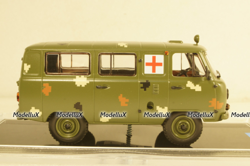 УАЗ-3962 paramedicine VSU (Kharkiv 2022), TruckTyr 1:43