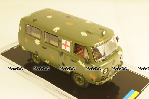 УАЗ-3962 paramedicine VSU (Kharkiv 2022), TruckTyr 1:43