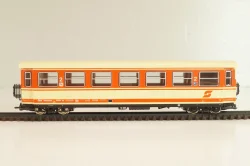 Вагон пассажирский, 2-й класс тип B4ipho/s (# 3154) 2-х осный, ÖBB, Epoche IV (1965 - 1990), оранжевый/бежевый, 34001, Roco 1:87 H0