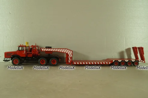 Berliet TB 015 M3 6X4 vith semi-trailer 1960, red, TTR033.23, IXO 1:43 Уценка!