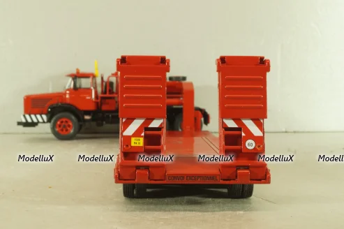 Berliet TB 015 M3 6X4 vith semi-trailer 1960, red, TTR033.23, IXO 1:43 Уценка!