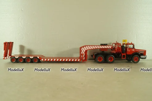 Berliet TB 015 M3 6X4 vith semi-trailer 1960, red, TTR033.23, IXO 1:43 Уценка!