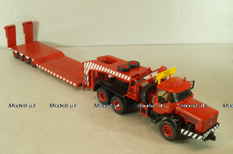 Berliet TB 015 M3 6X4 vith semi-trailer 1960, red, TTR033.23, IXO 1:43 Уценка!