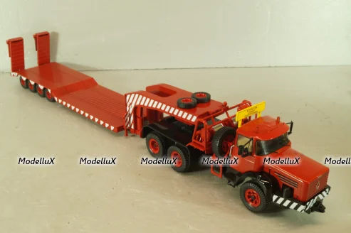 Berliet TB 015 M3 6X4 vith semi-trailer 1960, red, TTR033.23, IXO 1:43 Уценка!