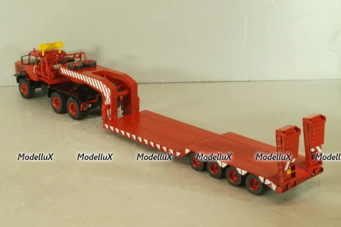Berliet TB 015 M3 6X4 vith semi-trailer 1960, red, TTR033.23, IXO 1:43 Уценка!