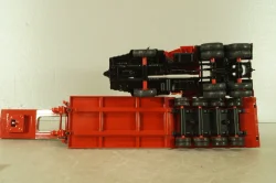 Berliet TB 015 M3 6X4 vith semi-trailer 1960, red, TTR033.23, IXO 1:43