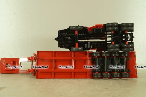 Berliet TB 015 M3 6X4 vith semi-trailer 1960, red, TTR033.23, IXO 1:43 Уценка!