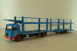 MAN Autotransporter with trailer 1970, blue, TTRX034, IXO 1:43 