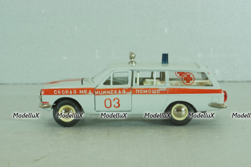 Газ-2402, скорая медицинская помощь, январь 198. г. , Тантал/Радон 1:43