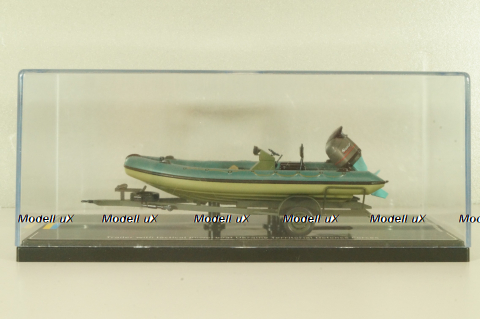 Trailer with powerboat Ukraine Territorial Defense Forces (Mykolaiv 2022), TruckTyr 1:43
