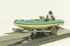 Trailer with powerboat Ukraine Territorial Defense Forces (Mykolaiv 2022), TruckTyr 1:43