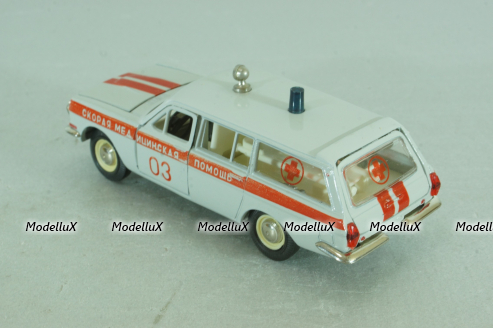 Газ-2402, скорая медицинская помощь, январь 198. г. , Тантал/Радон 1:43