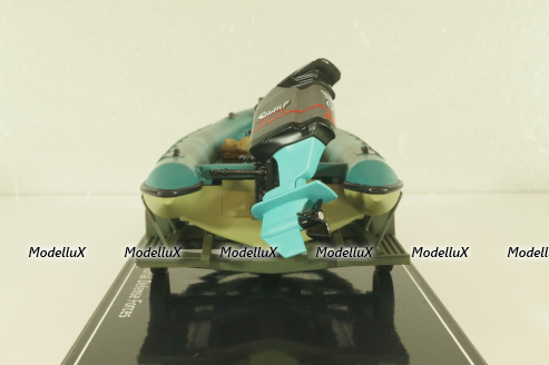 Trailer with powerboat Ukraine Territorial Defense Forces (Mykolaiv 2022), TruckTyr 1:43