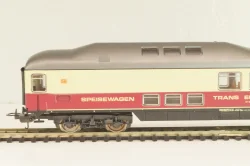 Вагон ресторан 'Trans-Europ Express' (number 61 80 88-80 107-0), 4-х осный DB, Epoche IV (1965 - 1990), бежевый/красный, 9169, Lima 1:87 (HO)