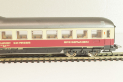 Вагон ресторан 'Trans-Europ Express' (number 61 80 88-80 107-0), 4-х осный DB, Epoche IV (1965 - 1990), бежевый/красный, 9169, Lima 1:87 (HO)