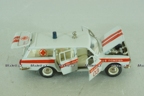 Газ-2402, скорая медицинская помощь, январь 198. г. , Тантал/Радон 1:43