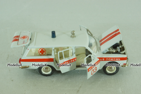 Газ-2402, скорая медицинская помощь, январь 198. г. , Тантал/Радон 1:43