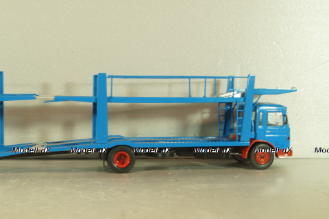MAN Autotransporter with trailer 1970, blue, TTRX034, IXO 1:43 