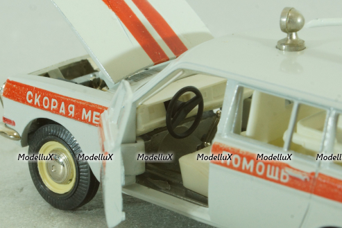 Газ-2402, скорая медицинская помощь, январь 198. г. , Тантал/Радон 1:43