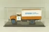 Зил-130 будка, перевозка грузов населению, коричневый/белый, TruckTyr 1:43