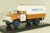 Зил-130 будка, перевозка грузов населению, коричневый/белый, TruckTyr 1:43
