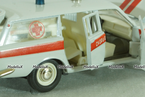 Газ-2402, скорая медицинская помощь, январь 198. г. , Тантал/Радон 1:43