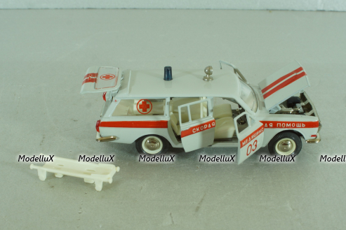 Газ-2402, скорая медицинская помощь, январь 198. г. , Тантал/Радон 1:43
