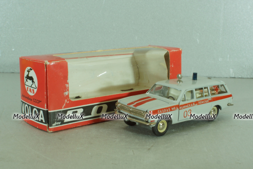 Газ-2402, скорая медицинская помощь, январь 198. г. , Тантал/Радон 1:43