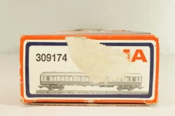 Вагон пассажирский 1 класс (number 61 80 88-80 107-0), 4-х осный DB, Epoche IV (1965 - 1990), бежевый/зеленый, 309174, Lima 1:87 (HO) №1