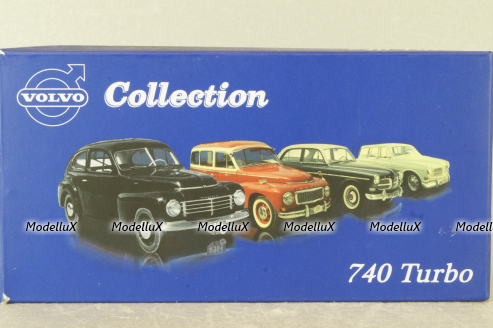 Volvo 740 turbo, RED, 8506017, Atlas Volvo Collection, 1:43