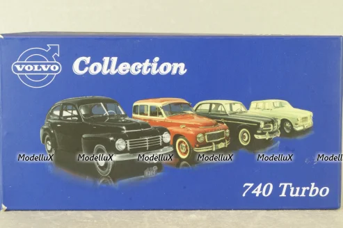 Volvo 740 turbo, RED, 8506017, Atlas Volvo Collection, 1:43