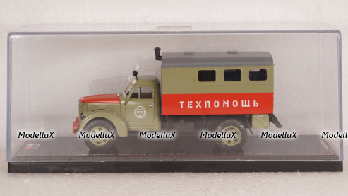 УралЗис-355М Путеремонтная летучка ПКБ ЦП, TruckTyr 1:43