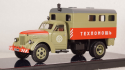 УралЗис-355М Путеремонтная летучка ПКБ ЦП, TruckTyr 1:43